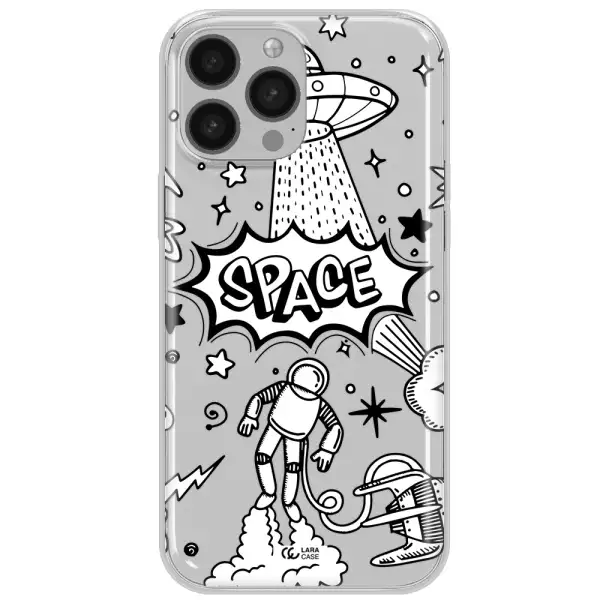 Space Poster Apple iPhone 13 Pro Clear TPU Case