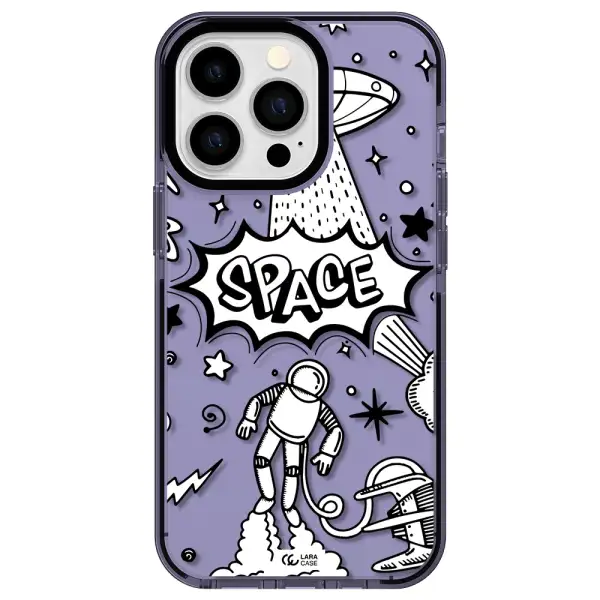Space Poster Apple iPhone 13 Pro impact Lilac Case