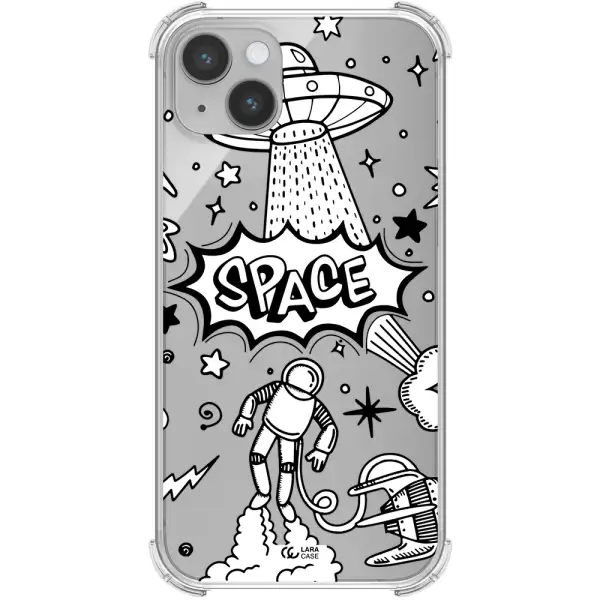 Space Poster Apple iPhone 14 Clear PC Case