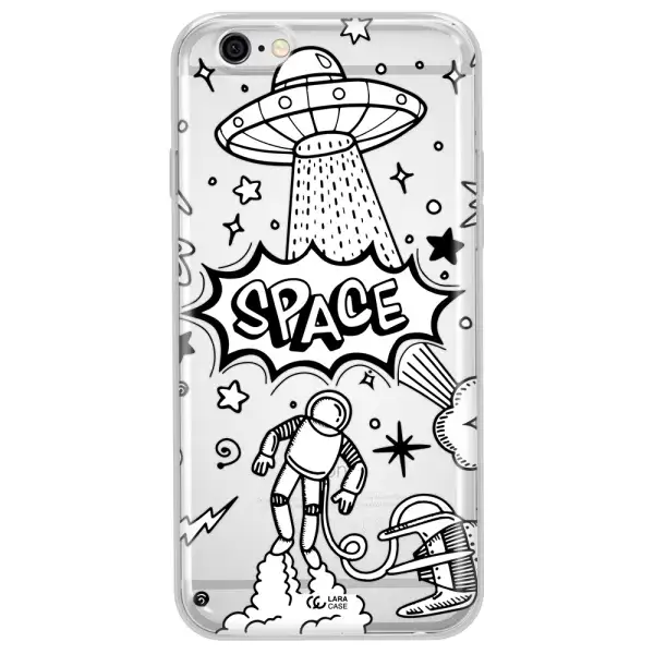 Space Poster Apple iPhone 6 plus Clear TPU Case