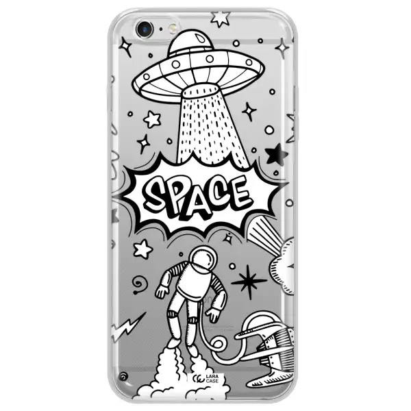 Space Poster Apple iPhone 6S Clear TPU Case