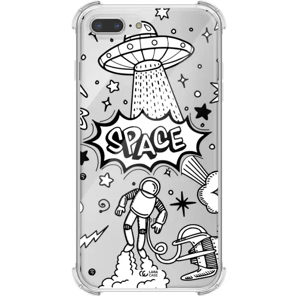 Space Poster Apple iPhone 7 plus Clear PC Case