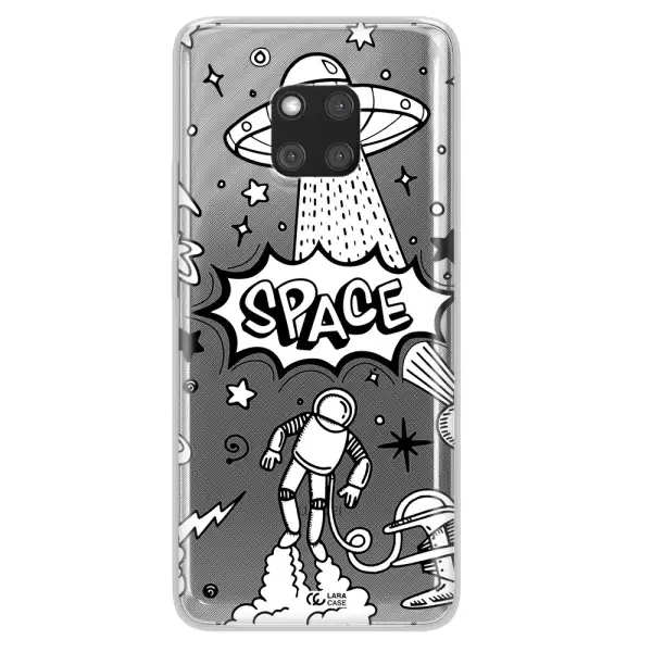 Space Poster Huawei Mate 20 Pro Clear TPU Case