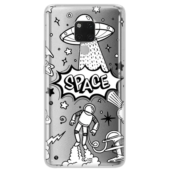 Space Poster Huawei Mate 20X Clear TPU Case