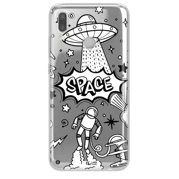 Space Poster Huawei P Smart 2019 Clear TPU Case