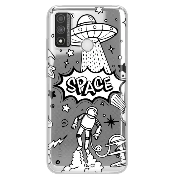 Space Poster Huawei P Smart 2020 Clear TPU Case
