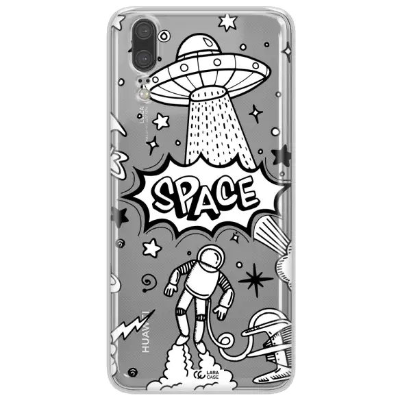 Space Poster Huawei P20 Clear TPU Case