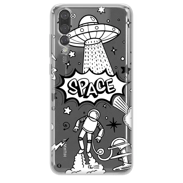 Space Poster Huawei P20 Pro Clear TPU Case