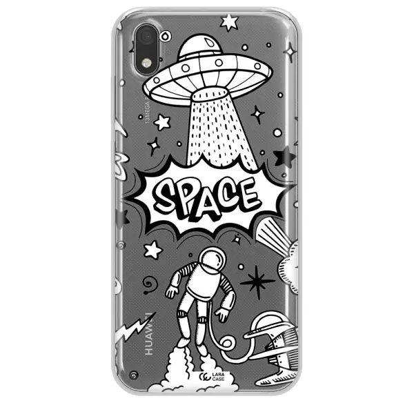 Space Poster Huawei Y5 2019 Clear TPU Case