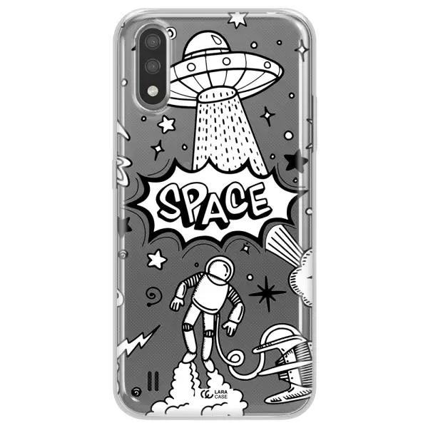 Space Poster Samsung A01 Clear TPU Case