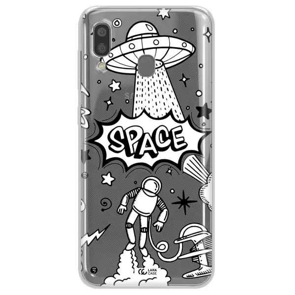 Space Poster Samsung A20 Clear TPU Case