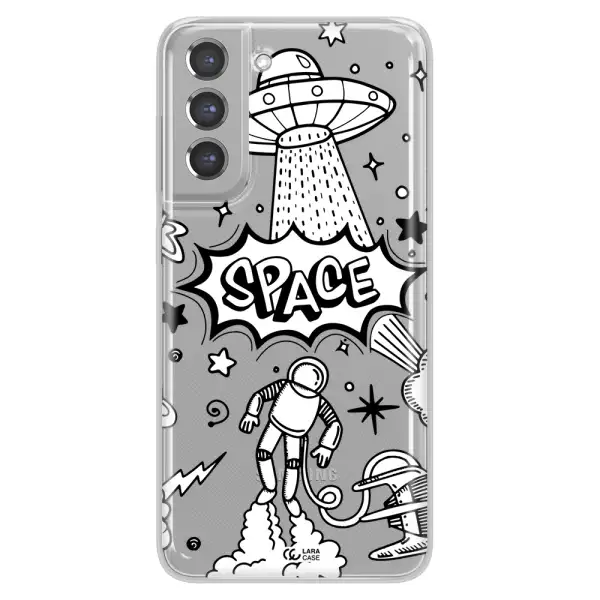 Space Poster Samsung A21 Fe Clear TPU Case