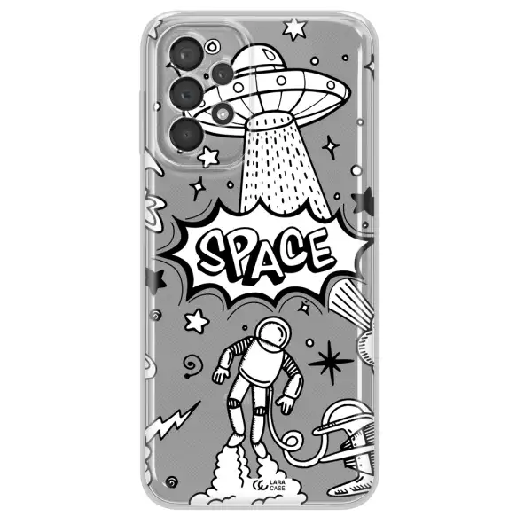 Space Poster Samsung A23 5G Clear Tpu Case