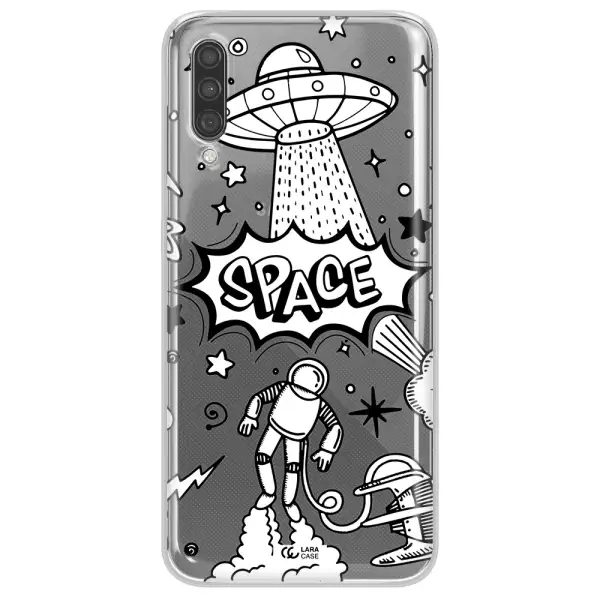 Space Poster Samsung A30S Clear TPU Case