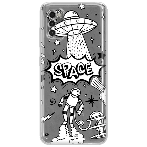 Space Poster Samsung A41 Clear Tpu Case