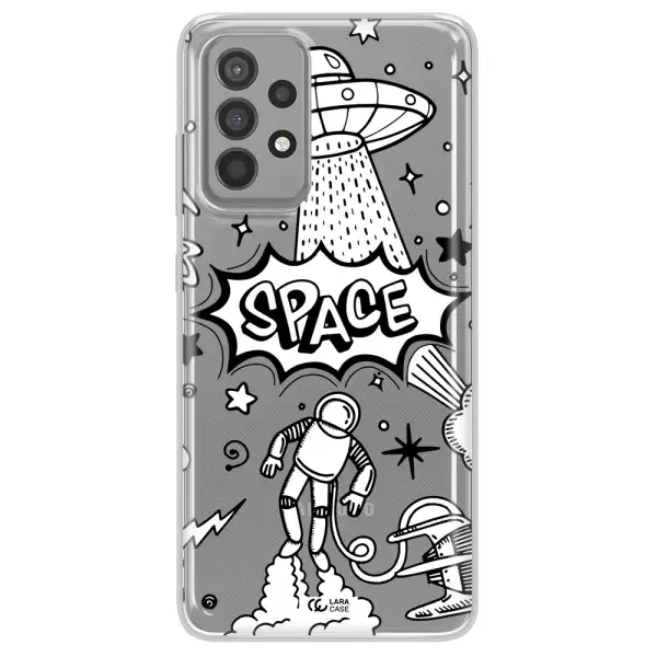 Space Poster Samsung A52 Clear TPU Case