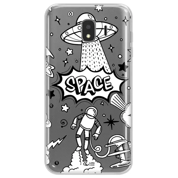 Space Poster Samsung J4 Clear TPU Case