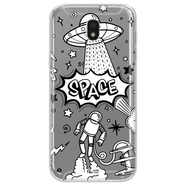 Space Poster Samsung J5 2017 Clear TPU Case