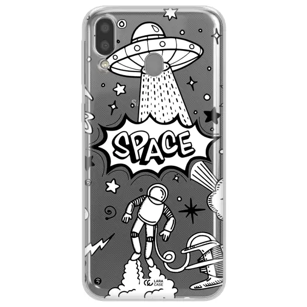 Space Poster Samsung M20 Clear TPU Case