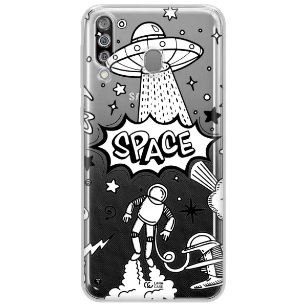 Space Poster Samsung M30 Clear TPU Case