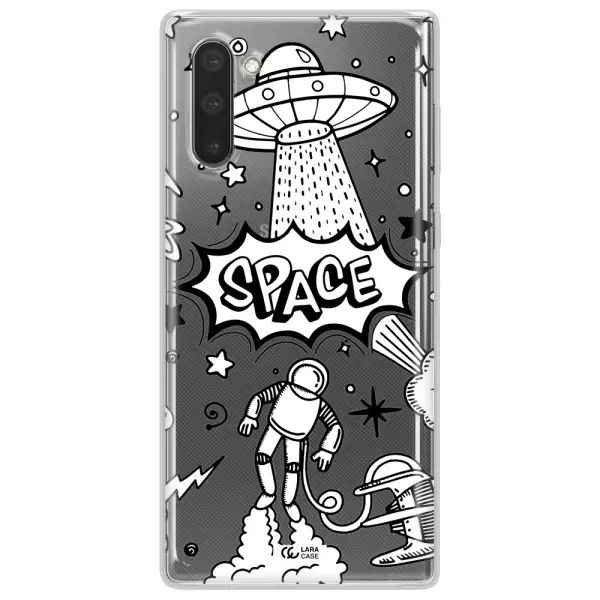 Space Poster Samsung Note 10 Clear TPU Case