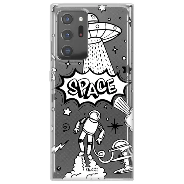 Space Poster Samsung Note 20 Ultra Clear TPU Case