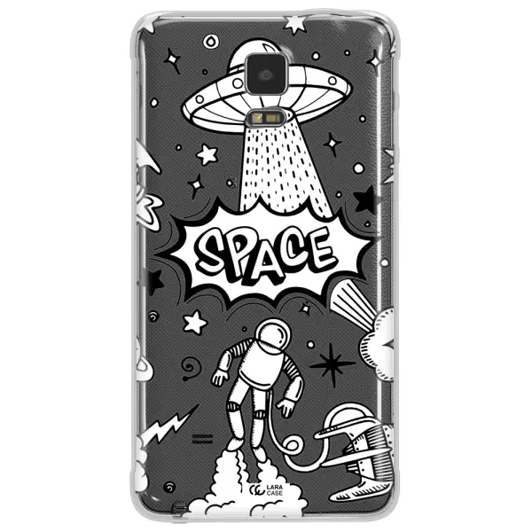 Space Poster Samsung Note 4 Clear TPU Case
