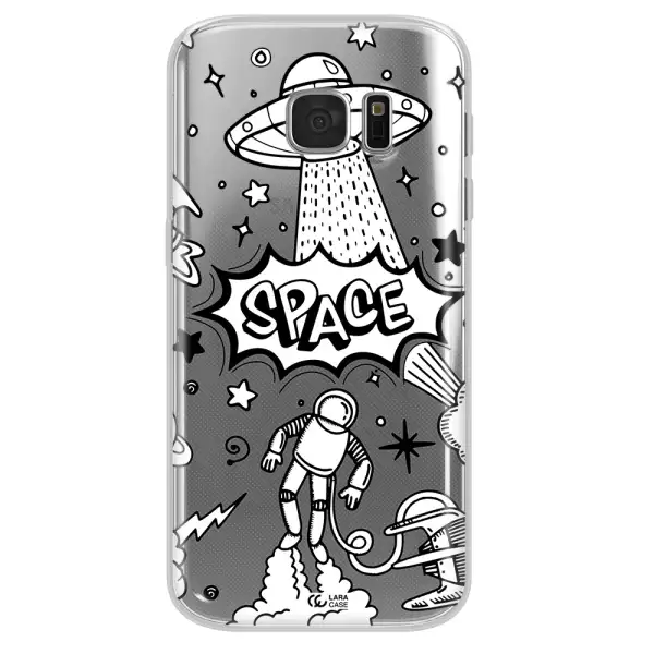 Space Poster Samsung S 7 Clear TPU Case