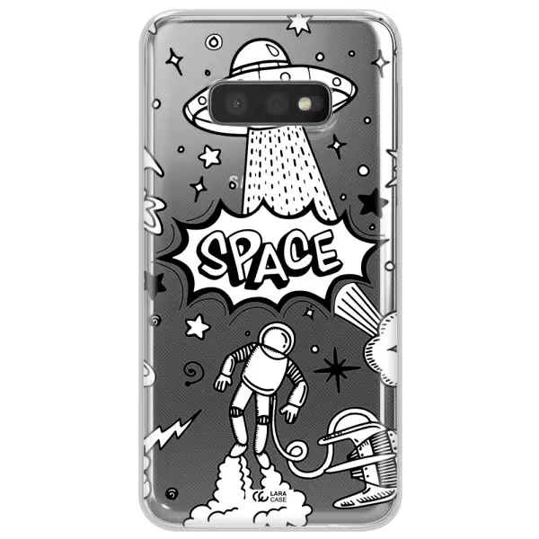Space Poster Samsung S10e Clear TPU Case