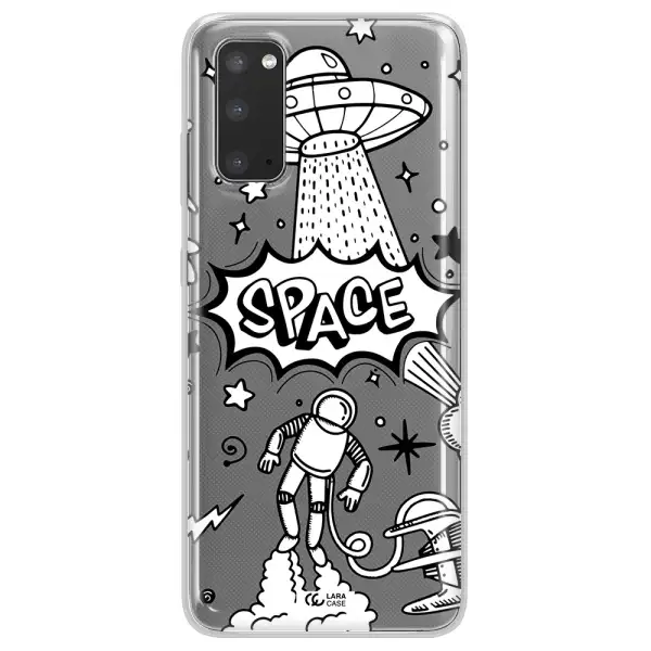 Space Poster Samsung S20 Clear TPU Case