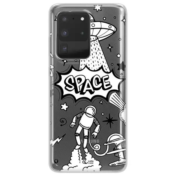 Space Poster Samsung S20 Ultra Clear TPU Case