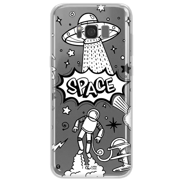 Space Poster Samsung S8 Plus Clear TPU Case