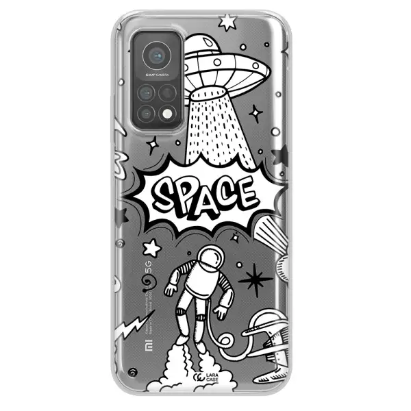 Space Poster Xiaomi Mi 10 T Pro Clear TPU Case