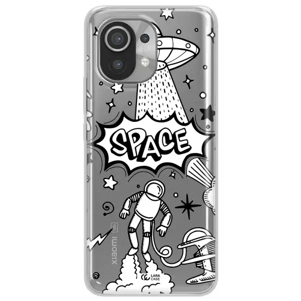 Space Poster Xiaomi Mi 11 Clear TPU Case