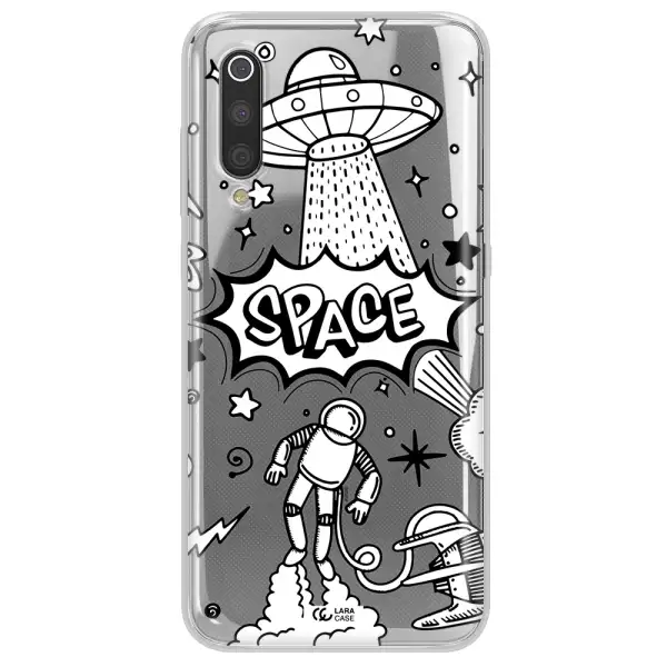 Space Poster Xiaomi Mi 9 Clear TPU Case