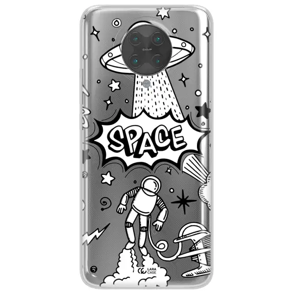 Space Poster Xiaomi Poco F2 Pro Clear TPU Case