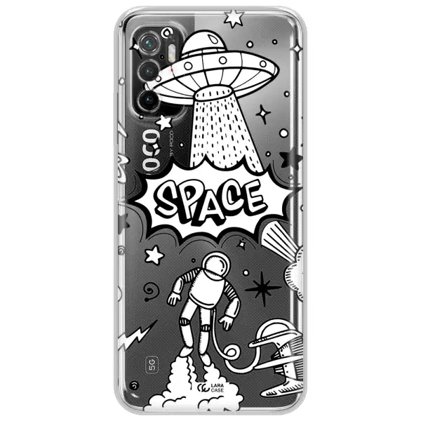 Space Poster Xiaomi Poco M4 Pro 5G Clear Tpu Case