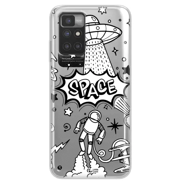 Space Poster Xiaomi Redmi 10 Clear TPU Case