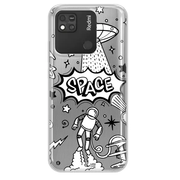 Space Poster Xiaomi Redmi 10A Clear TPU Case