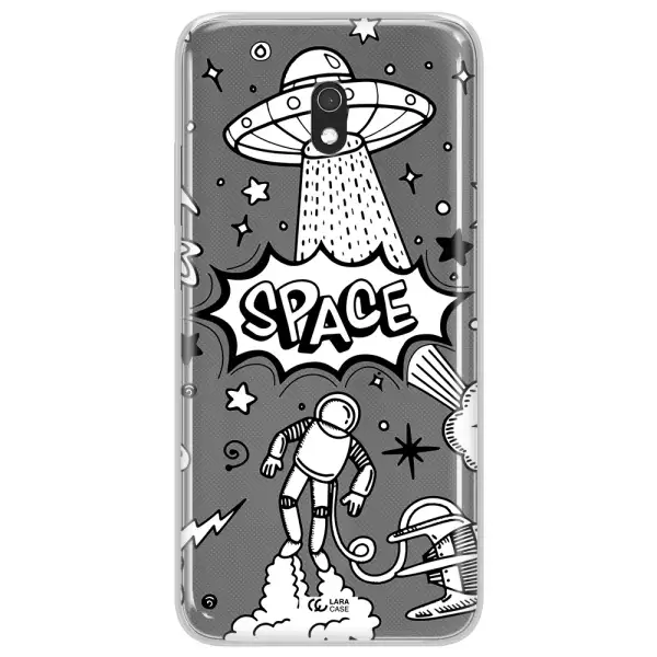 Space Poster Xiaomi Redmi 8A Clear TPU Case