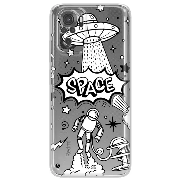 Space Poster Xiaomi Redmi Note 10S Clear Tpu Case