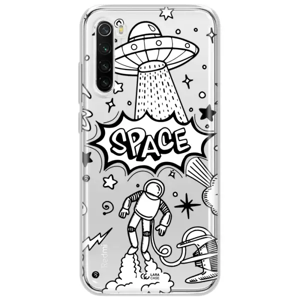 Space Poster Xiaomi Redmi Note 8T Clear Tpu Case