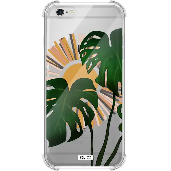 Monstera Leaf Apple iPhone 6 plus Clear PC Case