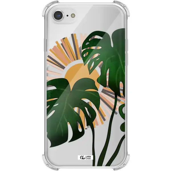 Monstera Leaf Apple iPhone 7 Clear PC Case
