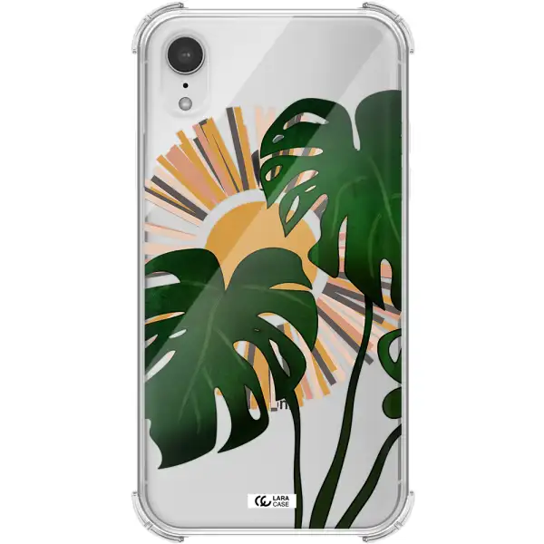 Monstera Leaf Apple iPhone XR Clear PC Case