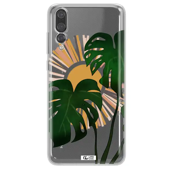 Monstera Leaf Huawei P20 Pro Clear TPU Case
