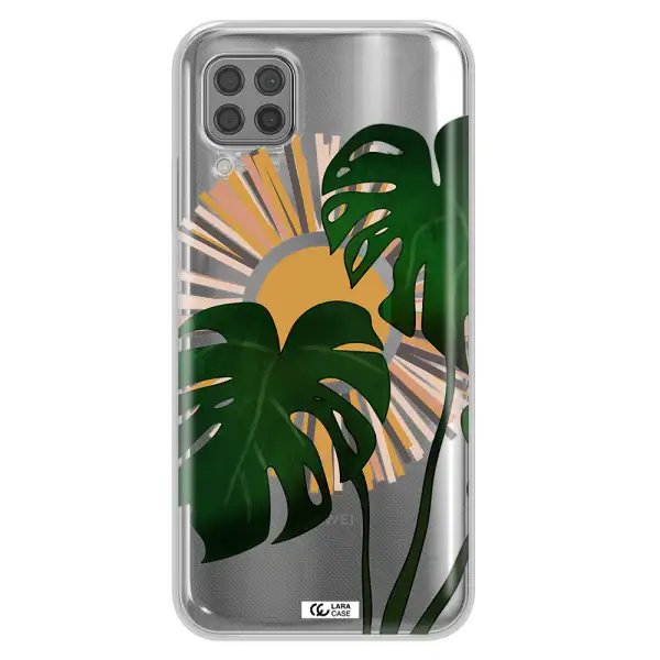 Monstera Leaf Huawei P40 Lite Clear TPU Case