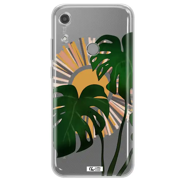 Monstera Leaf Huawei Y6S Clear TPU Case