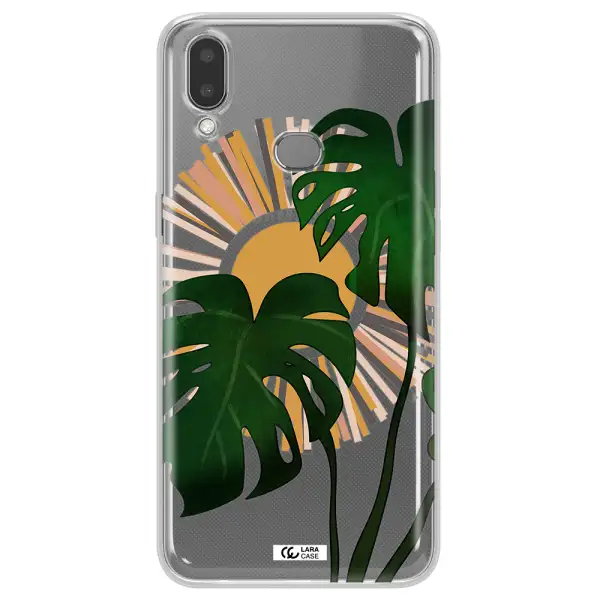 Monstera Leaf Samsung A10S Clear TPU Case