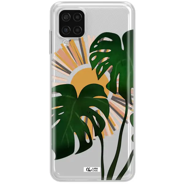 Monstera Leaf Samsung A12 4g Clear TPU Case